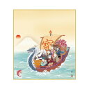 色紙 北山歩生 七福神 24.2×27.2cm K9-032