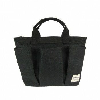 優美社 4069-00 Cacha Cacha （カチャカチャ） スリーポケット ランチバッグ ブラック