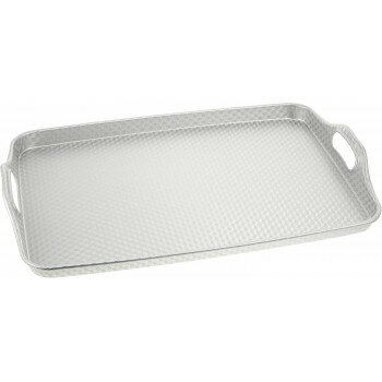 アカオアルミ アルミ脇取盆(エンボス加工) 中 AB2972