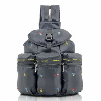 優美社 4797-00 Ferlieden （フェアリーデン） 花刺繍3ポケットリュック ブラック