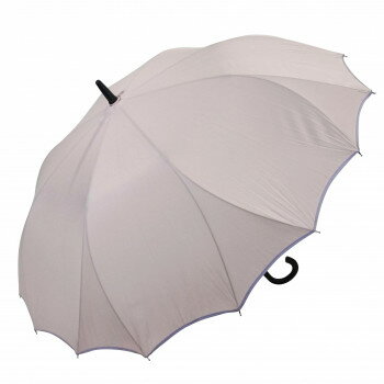 藤田屋 ユニセックス長傘 65cm 無地 アッシュピンク FTW-002(NT)