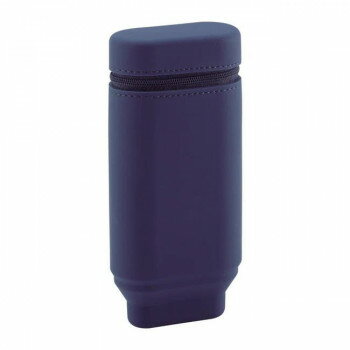 LIHIT LAB.(リヒトラブ) ACTACT スタンドペンケース オーバルタイプ ネイビー A-7694-11