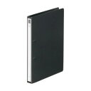 LIHIT LAB.(リヒトラブ) リングファイル ディンプル A4 S型(タテ型) 黒 F-867-11