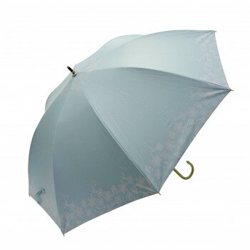 藤田屋 雨晴兼用婦人長傘 58cm 刺?レース風 グリーン UB-2461(FT)