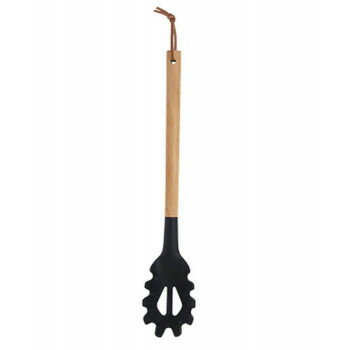 Soup Ladle （Holed） - 佐藤金属興業 ウッドブラック パスタレードル