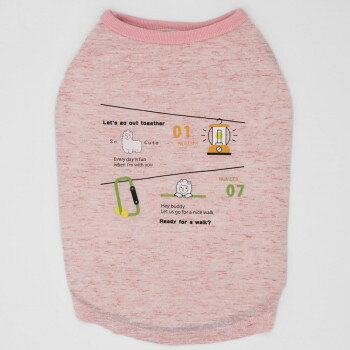 （ペット） Pets Republic アルパカキャンプノースリーブ レッド L LEW315