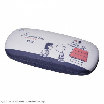 メガネケース PEANUTS スヌーピー/ネイビー クロス 付 (124844) 094424