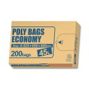 オルディ ポリバッグエコノミー BOX 45L 0.025mm 透明 200P 000040701