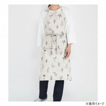フレンズヒル ロングエプロン ギブフラワー ナチュラルUS-156-23