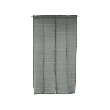 フレンズヒル ノレン ツイストボーダー ダークグレイQS-269-06