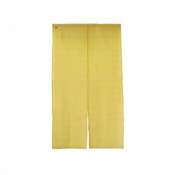 フレンズヒル ノレン ツイストボーダー イエローQS-269-06