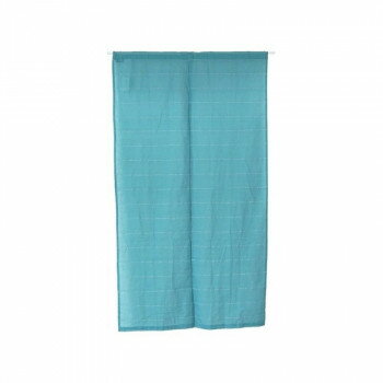 フレンズヒル ノレン ツイストボーダー ライトブルーQS-269-06