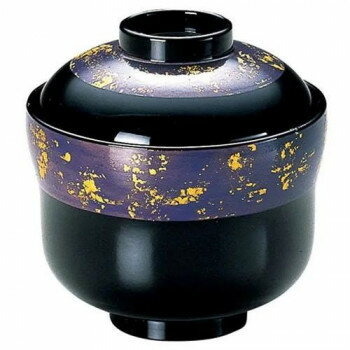 福井クラフト TA佑ひさご小吸椀 紫金箔帯 12033810