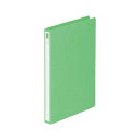 LIHIT LAB.(リヒトラブ) リングファイル ディンプル A4 S型(タテ型) 黄緑 F-867-5