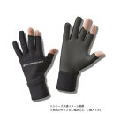 ハヤブサ FOURON ネオプレングローブ 3本カット ブラック LL Y4196-LL-90