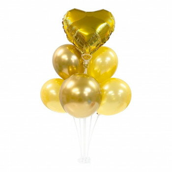ミニバルーンスタンド イエロー・ゴールド 236