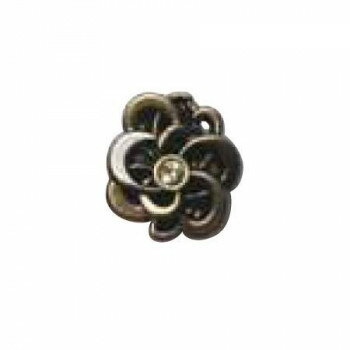 ソウヒロ joint クラフトパーツ ネジ式バネホック シャイニー アンティークシルバー JTMP-141