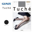 グンゼ ストッキング Tuche(トゥシェ) シャイニーメッシュ ブラック ML TH211D