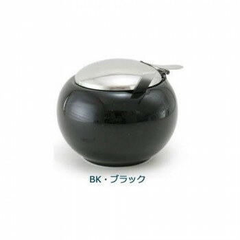 ZEROJAPAN(ゼロジャパン) 丸型コンテナM シュガーレードル付 BKK-03 BK・ブラック