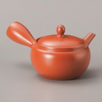 竹春朱泥福型無地のぞみ急須 320cc Y-652
