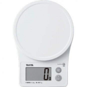 TANITA タニタ デジタルクッキングスケール KJ-216 ホワイト