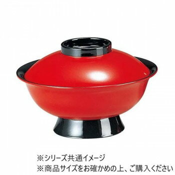 福井クラフト 5.5寸聖龍椀(低足)朱ツバ黒 32602250