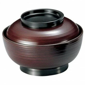 福井クラフト TA5寸乱引三日月丼 溜内黒 33500720