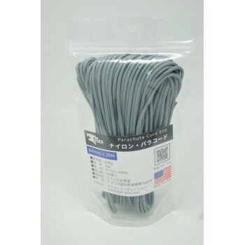 TIGER(タイガー) S-2271 パラコード ライトグレー 30Mx4mm