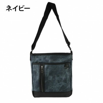 Shopping Bags, Ecology Bags - 優美社 1855-00 CUBIC CORE （キュービックコア） デニムPU縦型ショルダーバッグ ネイビー