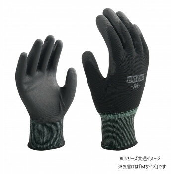 小野商事 エース ウレタン背抜き手袋 エステル ブラック 10双組 Mサイズ AG7701