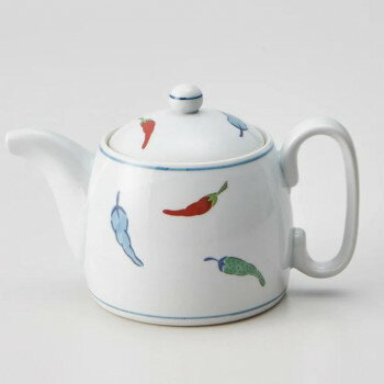和の器 ポット 赤絵唐辛子 マジック茶こし T-930663