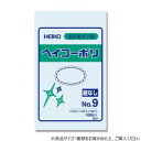 シモジマ HEIKO(ヘイコー) 006610901 ヘイコーポリ 03 No.9 紐なし 100枚