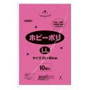 シモジマ HEIKO(ヘイコー) 006799619 ホビーポリ LL 桃 10枚