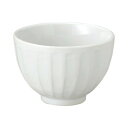 光洋陶器 花伝 白 けずり十草4.8丼 C-885cc 52900022