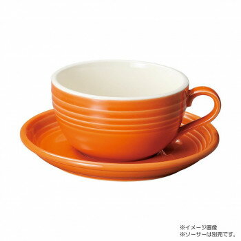 光洋陶器 オービット マンダリンオレンジ ラテカップ C-415cc 12650056