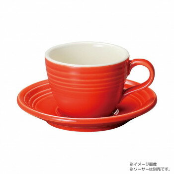 光洋陶器 オービット ローズレッド コーヒーカップ C-180cc 12640052