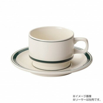 光洋陶器 カントリーサイド モスグリーン 高台スタックコーヒーカップ C-210cc 13427062