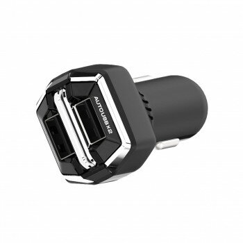 DCソケット変換アダプタ 2.4A リバーシブル USB 2ポート AJ-556