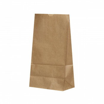 ハイバッグ H6 耐油角底袋 茶無地 100枚 XZK55302 [ラッピング不可][代引不可][同梱不可]