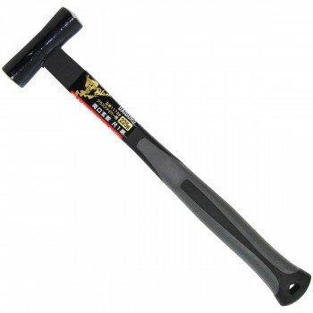 コンヨ 大五郎 （黒） 両口玄能 グラスファイバー柄 尺1柄 (330mm柄) 11739