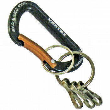 中林製作所 冒険倶楽部 カラビナ＆キーホルダー黒＆金 17662