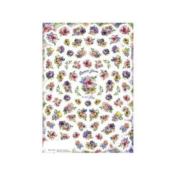 Sha-Nail Pro 写ネイル ネイルシール Botanical Garden Flower Assortments BFAT-001