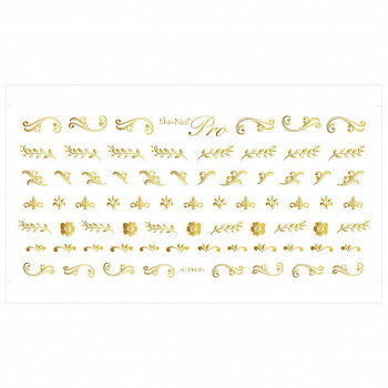Sha-Nail Pro PLUS 写ネイル ネイルシール Ivy Pattern Gold/アイヴィパターン ゴールド IV-PG