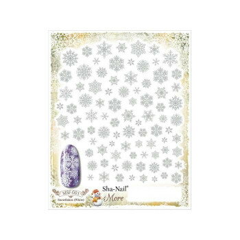 Sha-Nail More 写ネイル ネイルシール Snowflakes (White) MSF-001 Sha-Nail More 写ネイル ネイルシール Snowflakes (White) MSF-001