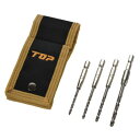 トップ工業(TOP) 電動ドリル用 六角シャンク鉄工ドリル 4本セット ETD-3050DKS