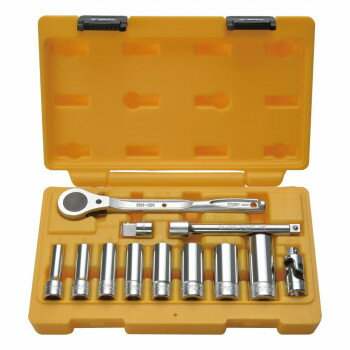 トップ工業(TOP) サーフェイスディープソケットレンチセット 差込角9.5mm DWS-308RS