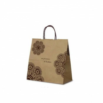 　ギフト対応について　楽天国際配送対象店舗 （海外配送）　Rakuten International Shipping&nbsp;自動紐手提袋 T-6W レースィ(茶) 1672 50枚自動紐手提袋【自動紐手提袋 T-6W レースィ(茶) 1672 50枚】 fk094igrjs 業務向けの手提袋です。女性に人気のレースィシリーズです。ガーリーな雑貨や食品に相性が良く、マチ広でケーキやクッキーなどの箱物にも対応。サイズ巾300×マチ150×丈300mm個装サイズ：30×15×30cm重量個装重量：500g素材・材質未晒セット内容50枚生産国日本 製品詳細 商品名：自動紐手提袋 T-6W レースィ(茶) 1672 50枚カラー・サイズ名称：2203551JANコード：4985863016725 広告文責 (有)イースクエアTEL:0120-532-772 ※お客さま都合による、ご注文後の[キャンセル][変更][返品][交換]はお受けできませんのでご注意下さいませ。※当店では、すべての商品で在庫を持っておりません。記載の納期を必ずご確認ください。※ご注文いただいた場合でもメーカーの[在庫切れ][欠品][廃盤]などの理由で、[記載の納期より発送が遅れる][発送できない]場合がございます。その際は、当店よりご連絡させていただきます。あらかじめご了承ください。 こちらの商品は【お取り寄せ(14営業日以内に発送予定)】となります。