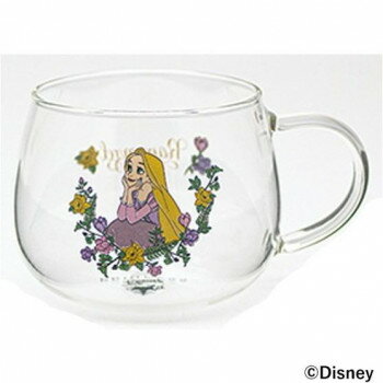 三郷陶器 ディズニー ラプンツェル 耐熱ガラスマグカップ 3331-06