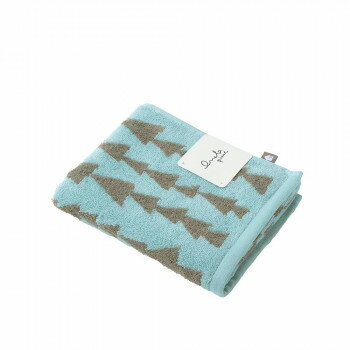 Onnera北欧柄フェイスタオルメトサ ブルー ONZG-2902BL