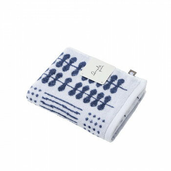 Onnera北欧柄フェイスタオルラータ ネイビー ONZG-2903NV